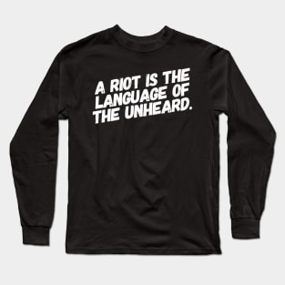 Riot language Long Sleeve T-Shirt